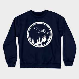 Mountain forest Crewneck Sweatshirt